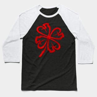 Luck Red Baseball T-Shirt